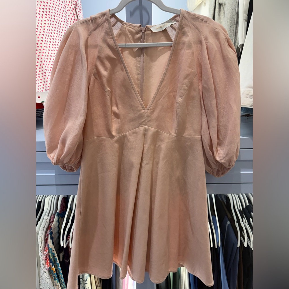 Zimmermann Blush Long Sleeve Dress
